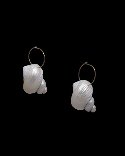 PENDIENTES MAR CARACOLA